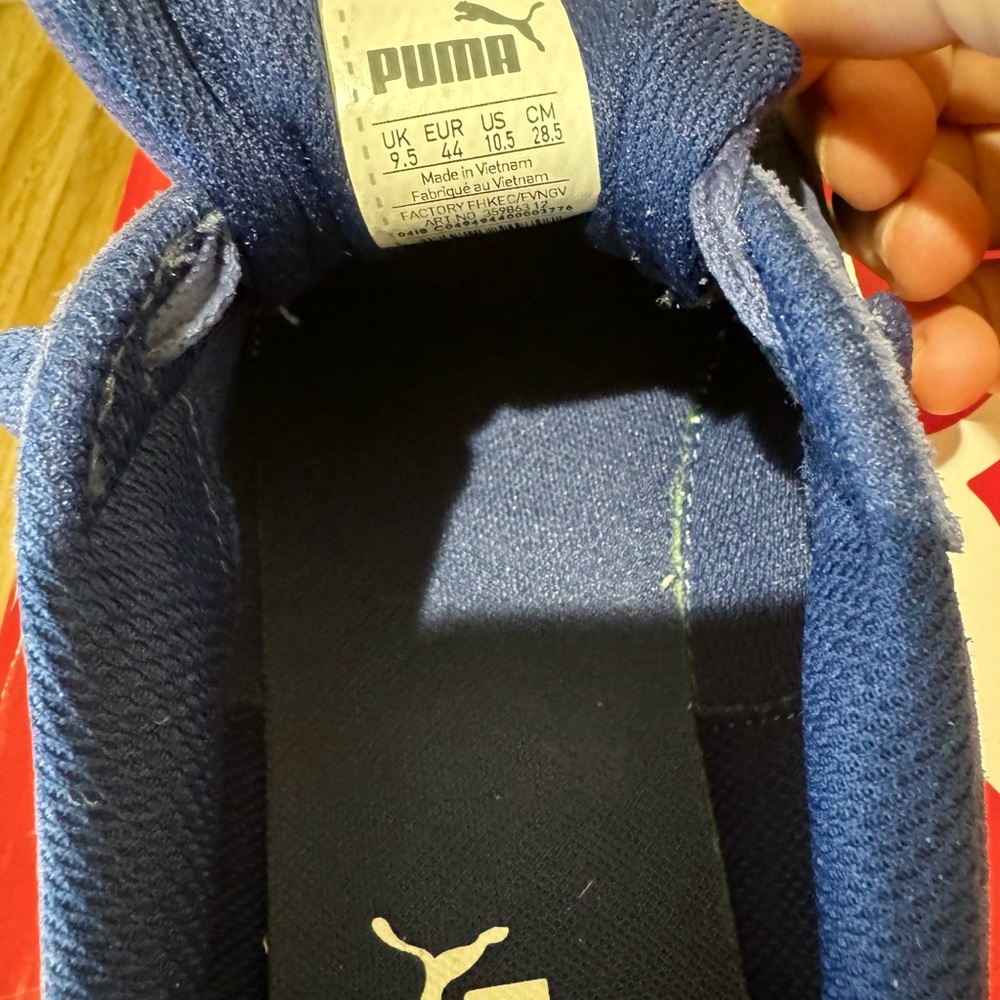 Men’s PUMA 1948 Vulc Blue Depths-Puma White 359863-12 Size 10.5 - Picture 5 of 7